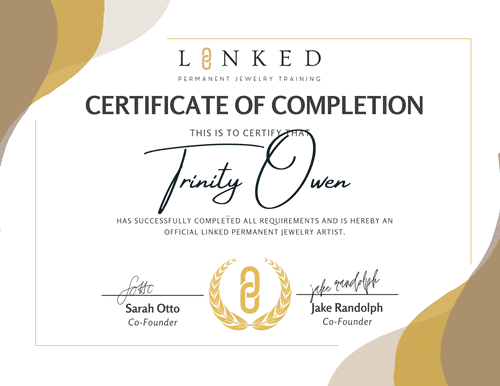 LINKED certificate